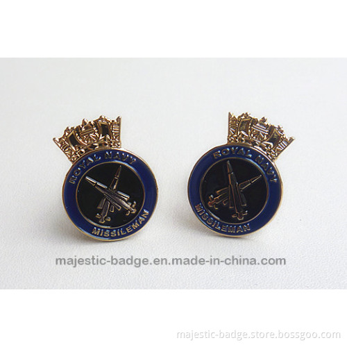 3D Navy Cuff Link Hz1001f016